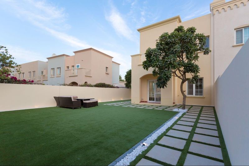 The courtyard looking towards the office entrance